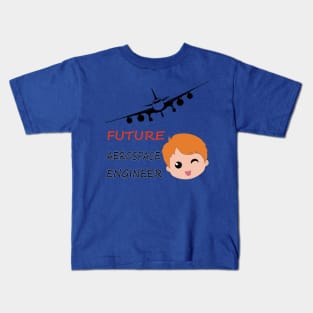 Future aerospace engineer kids design Kids T-Shirt